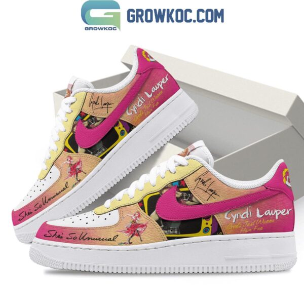 Tubopro Cindy Lauper Air Low-Top Sneakers Shoes For Men And Women - Image 2