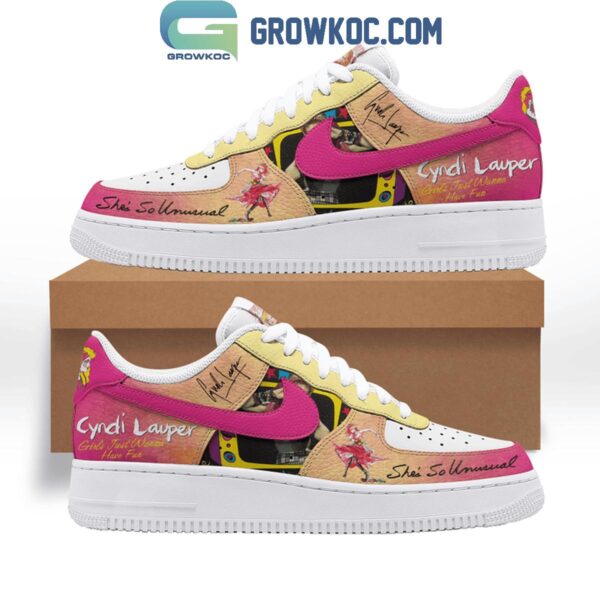 Tubopro Cindy Lauper Air Low-Top Sneakers Shoes For Men And Women - Image 3