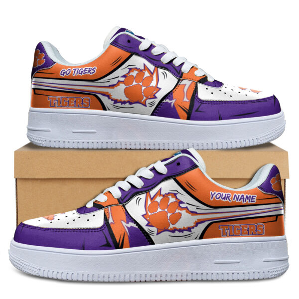 Tubopro Clemson Tigers Air Low-Top Sneakers Shoes For Men And Women