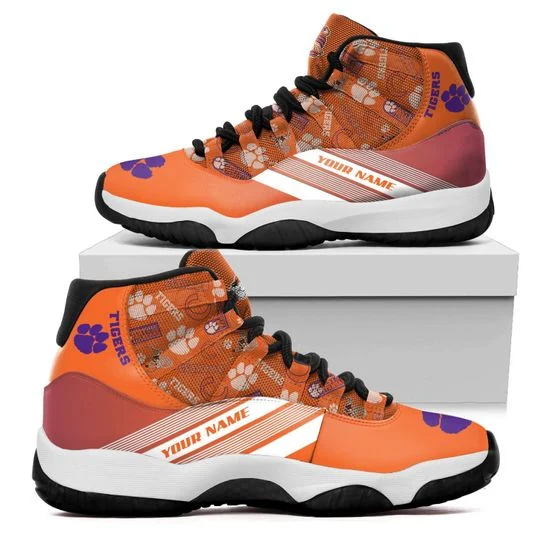 Tubopro Clemson Tigers AJ13 Sneakers Shoes For Men And Women
