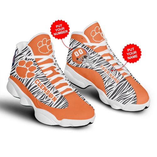 Tubopro Clemson Tigers AJ13 Sneakers Shoes For Men And Women