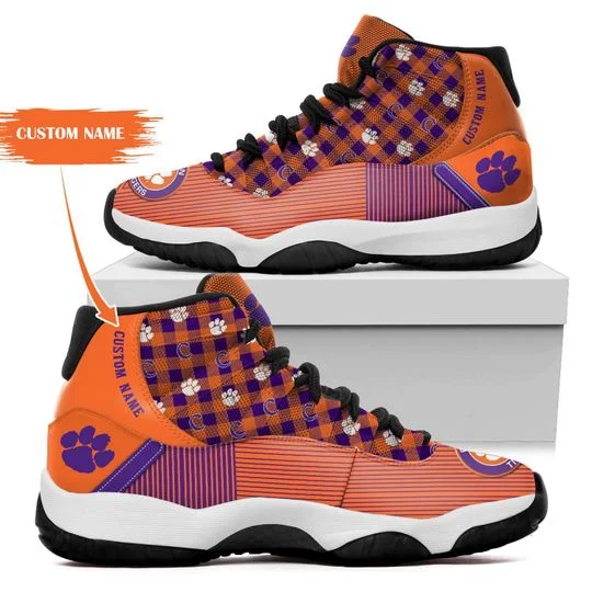 Tubopro Clemson Tigers AJ13 Sneakers Shoes For Men And Women