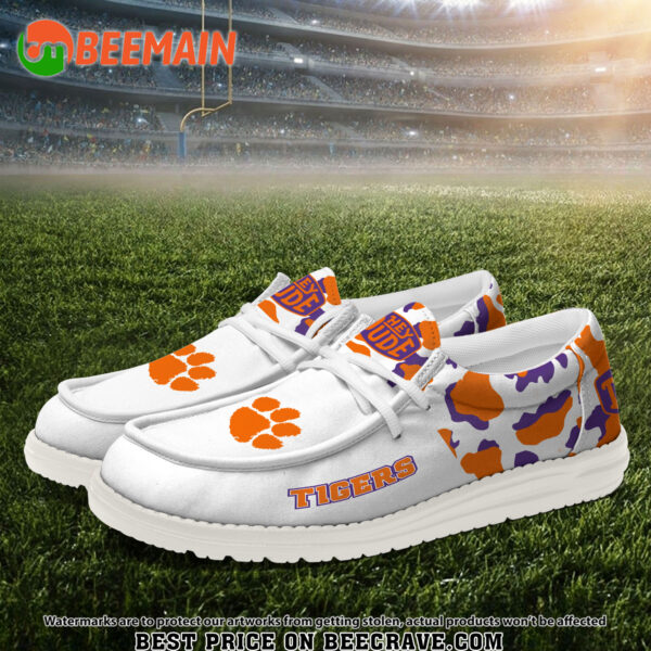 Tubopro Clemson Tigers Hey Dude Shoes For Men And Women - Image 2
