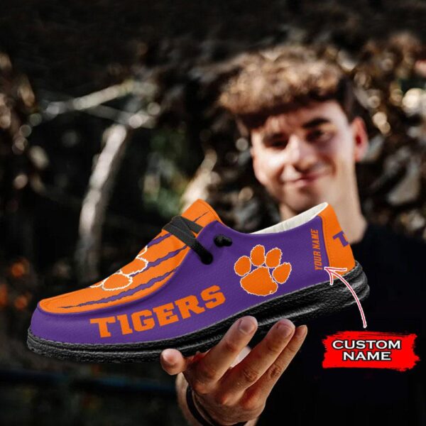 Tubopro Clemson Tigers Hey Dude Shoes For Men And Women - Image 4