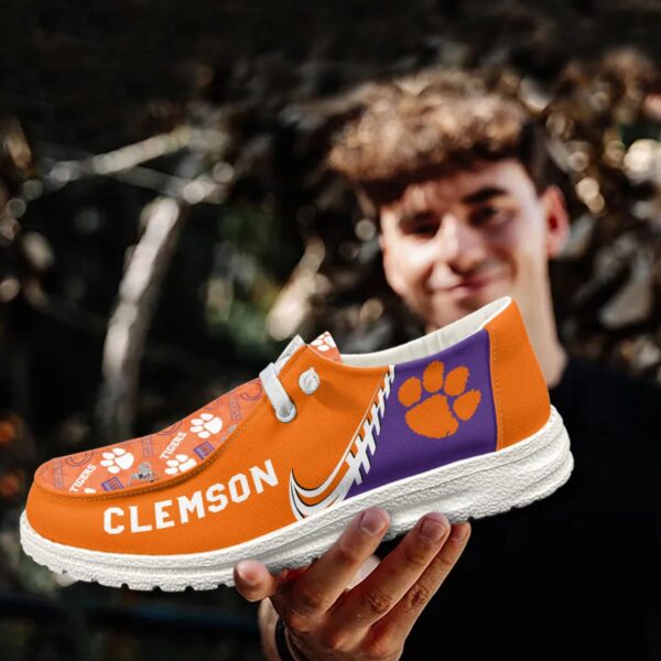 Tubopro Clemson Tigers Hey Dude Shoes For Men And Women - Image 3