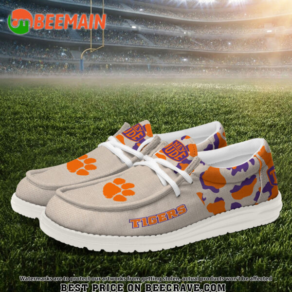 Tubopro Clemson Tigers Hey Dude Shoes For Men And Women - Image 2