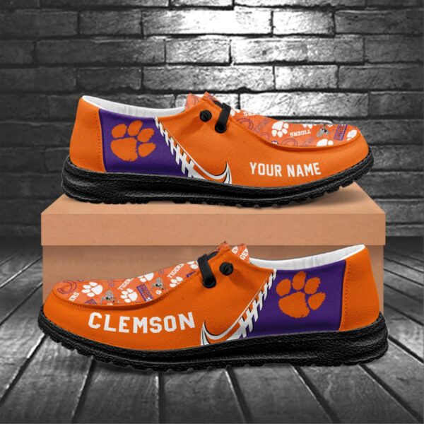 Tubopro Clemson Tigers Hey Dude Shoes For Men And Women - Image 6