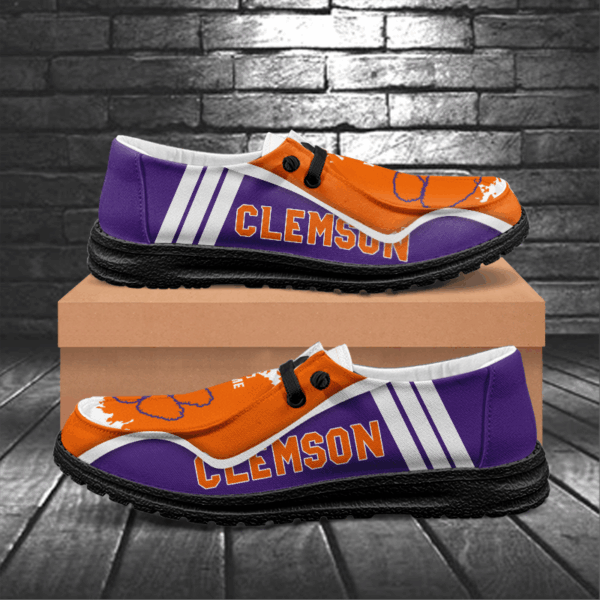 Tubopro Clemson Tigers Hey Dude Shoes For Men And Women - Image 6