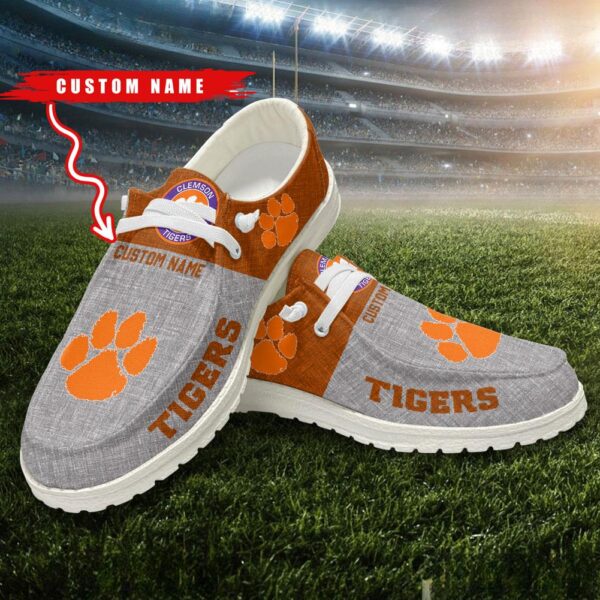 Tubopro Clemson Tigers Hey Dude Shoes For Men And Women - Image 2