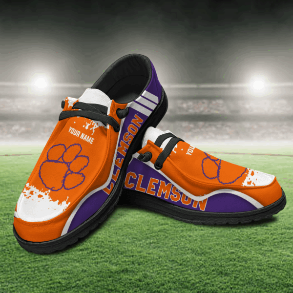 Tubopro Clemson Tigers Hey Dude Shoes For Men And Women - Image 2