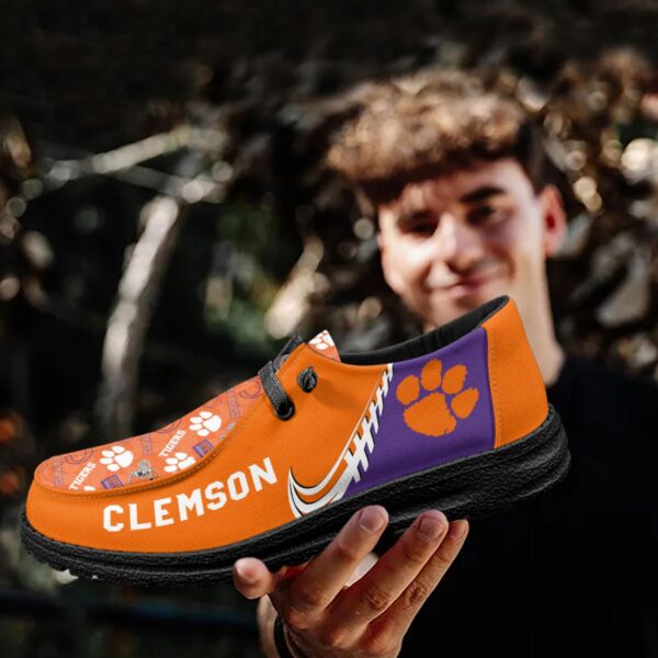 Tubopro Clemson Tigers Hey Dude Shoes For Men And Women - Image 4