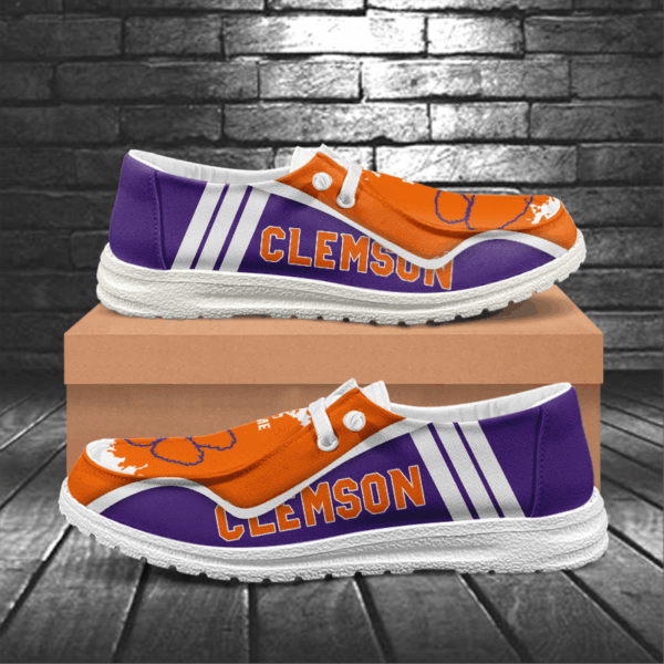 Tubopro Clemson Tigers Hey Dude Shoes For Men And Women - Image 5