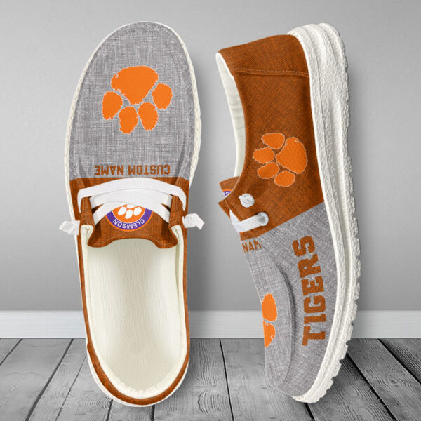 Tubopro Clemson Tigers Hey Dude Shoes For Men And Women - Image 5