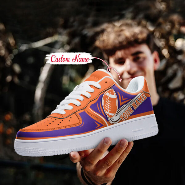Tubopro Clemson Tigers NCAA Air Low-Top Sneakers Shoes For Men And Women