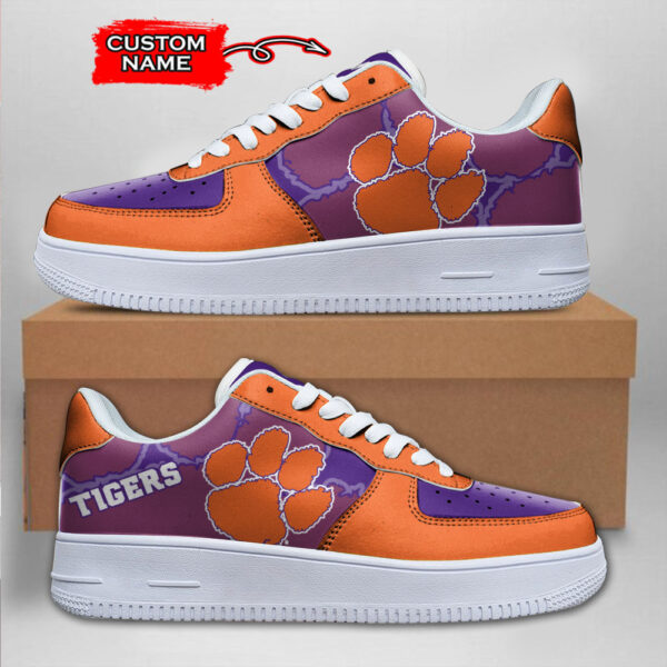 Tubopro Clemson Tigers NCAA Air Low-Top Sneakers Shoes For Men And Women