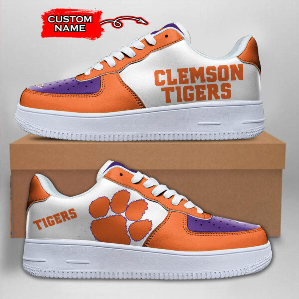 Tubopro Clemson Tigers NCAA Air Low-Top Sneakers Shoes For Men And Women