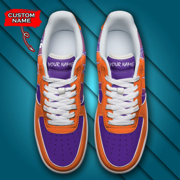 Tubopro Clemson Tigers NCAA Air Low-Top Sneakers Shoes For Men And Women - Image 4