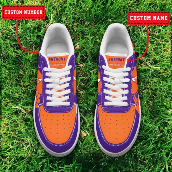 Tubopro Clemson Tigers NCAA Air Low-Top Sneakers Shoes For Men And Women - Image 2
