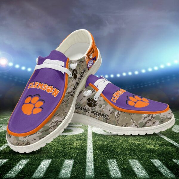 Tubopro Clemson Tigers Personalized Hey Dude Shoes For Men And Women