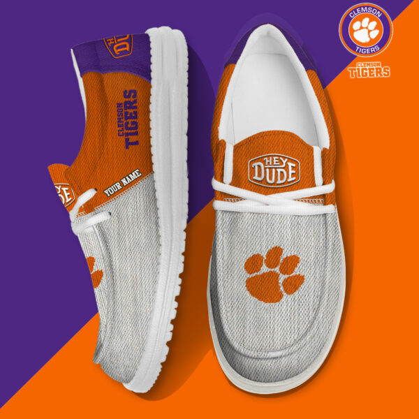 Tubopro Clemson Tigers Personalized Hey Dude Shoes For Men And Women