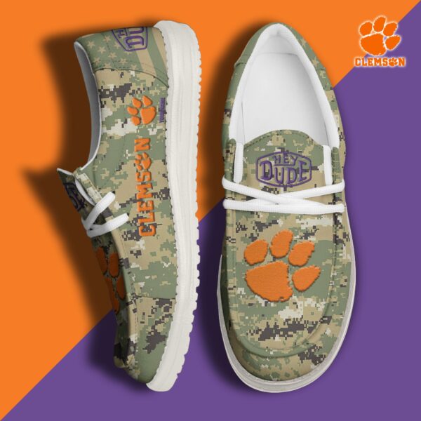 Tubopro Clemson Tigers Personalized Hey Dude Shoes For Men And Women