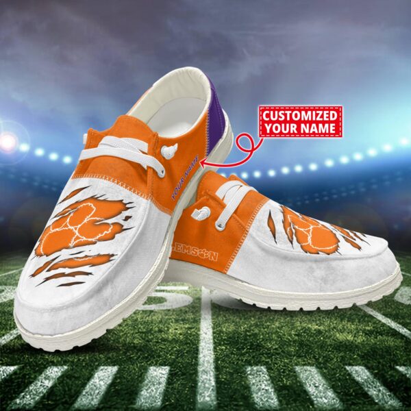 Tubopro Clemson Tigers Personalized Hey Dude Shoes For Men And Women