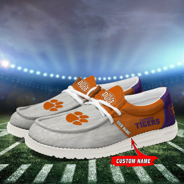 Tubopro Clemson Tigers Personalized Hey Dude Shoes For Men And Women - Image 3
