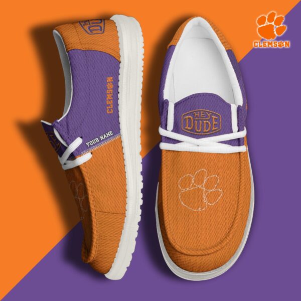Tubopro Clemson Tigers Personalized Hey Dude Shoes For Men And Women