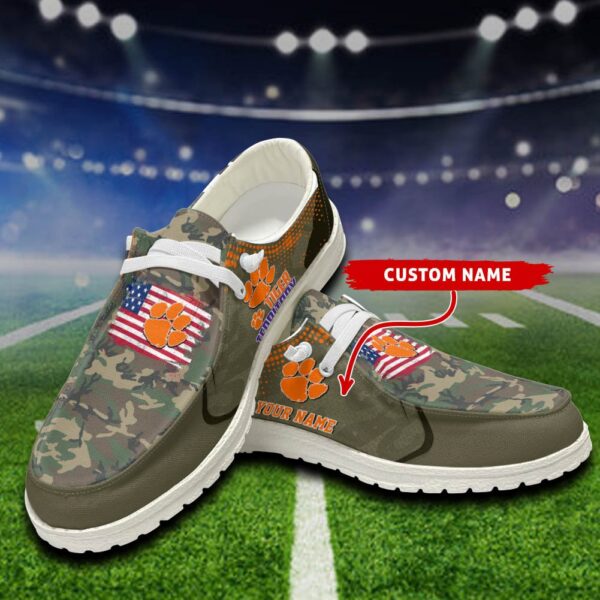 Tubopro Clemson Tigers Personalized Hey Dude Shoes For Men And Women