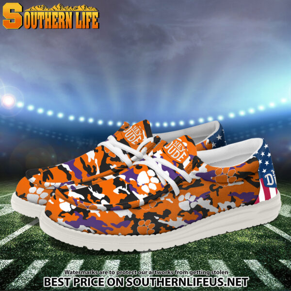 Tubopro Clemson Tigers Personalized Hey Dude Shoes For Men And Women - Image 2