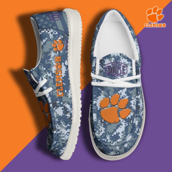 Tubopro Clemson Tigers Personalized Hey Dude Shoes For Men And Women