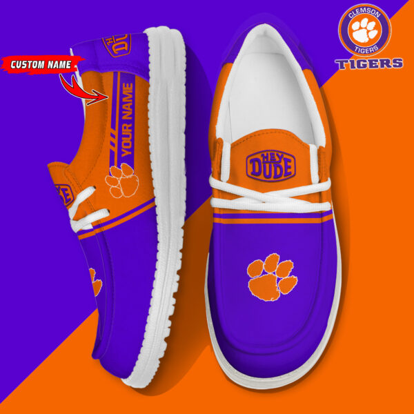 Tubopro Clemson Tigers Personalized Hey Dude Shoes For Men And Women