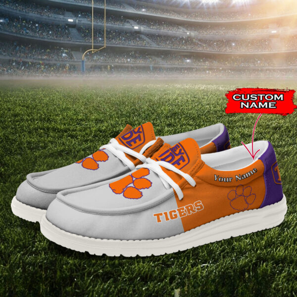 Tubopro Clemson Tigers Personalized Hey Dude Shoes For Men And Women - Image 2