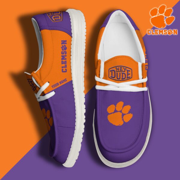 Tubopro Clemson Tigers Personalized Hey Dude Shoes For Men And Women