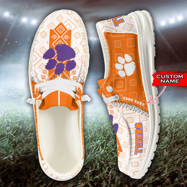 Tubopro Clemson Tigers Personalized Hey Dude Shoes For Men And Women - Image 4