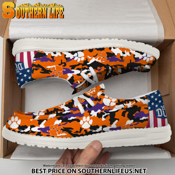 Tubopro Clemson Tigers Personalized Hey Dude Shoes For Men And Women - Image 4