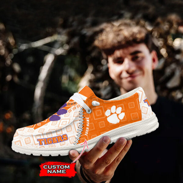 Tubopro Clemson Tigers Personalized Hey Dude Shoes For Men And Women