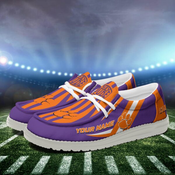 Tubopro Clemson Tigers Personalized Hey Dude Shoes For Men And Women - Image 3