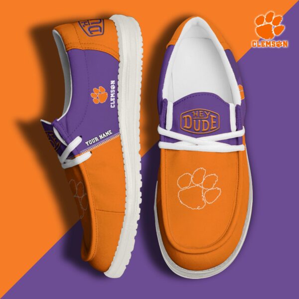 Tubopro Clemson Tigers Personalized Hey Dude Shoes For Men And Women - Image 2