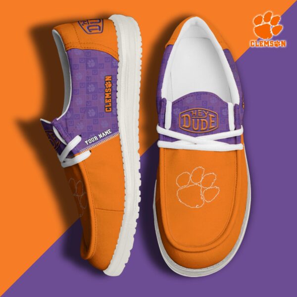 Tubopro Clemson Tigers Personalized Hey Dude Shoes For Men And Women