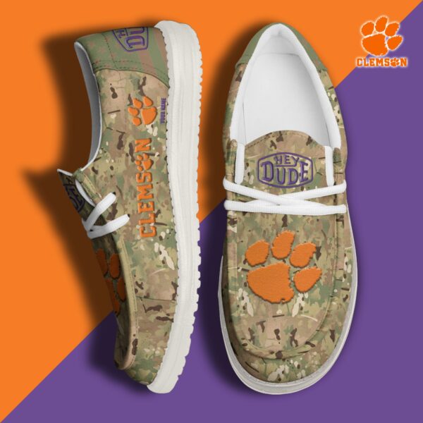 Tubopro Clemson Tigers Personalized Hey Dude Shoes For Men And Women