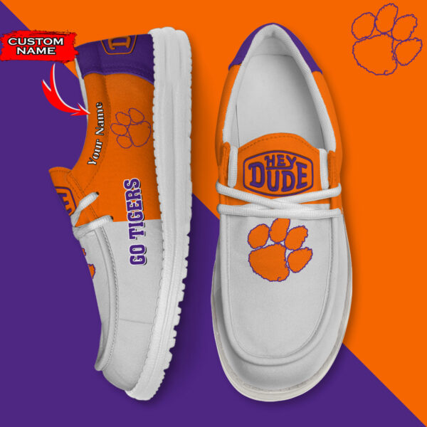 Tubopro Clemson Tigers Personalized Hey Dude Shoes For Men And Women