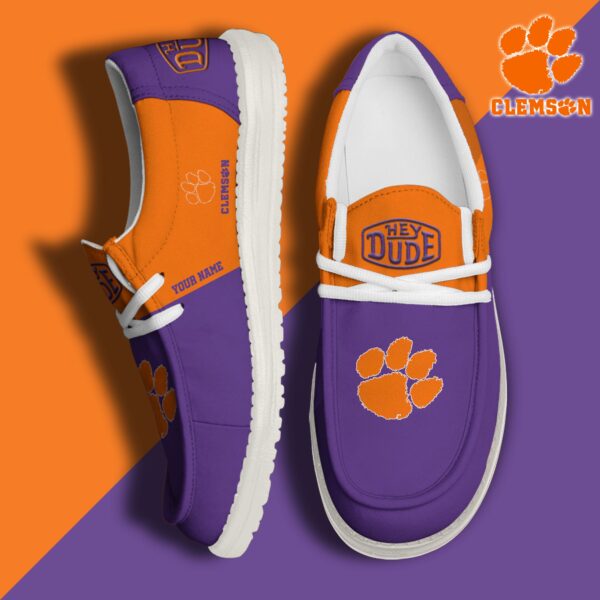 Tubopro Clemson Tigers Personalized Hey Dude Shoes For Men And Women