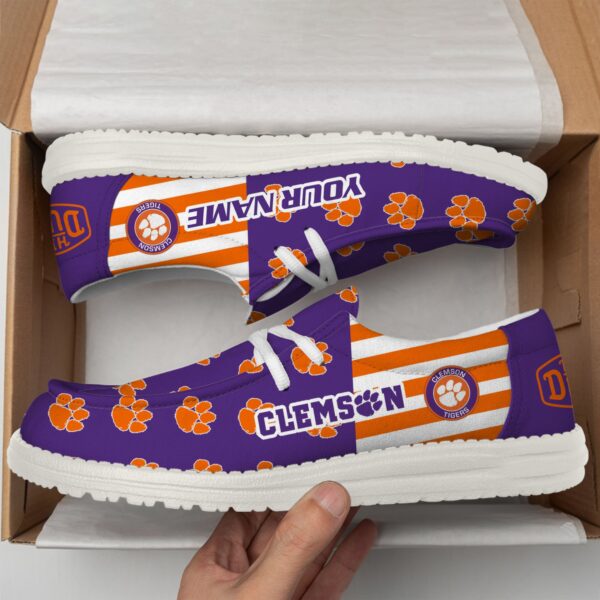 Tubopro Clemson Tigers Personalized Hey Dude Shoes For Men And Women