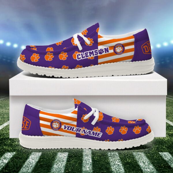 Tubopro Clemson Tigers Personalized Hey Dude Shoes For Men And Women - Image 2