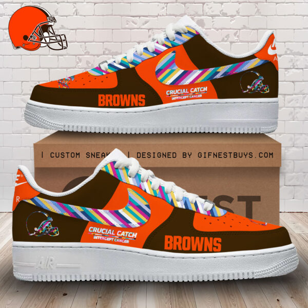 Tubopro Cleveland Browns Air Low-Top Sneakers Shoes For Men And Women