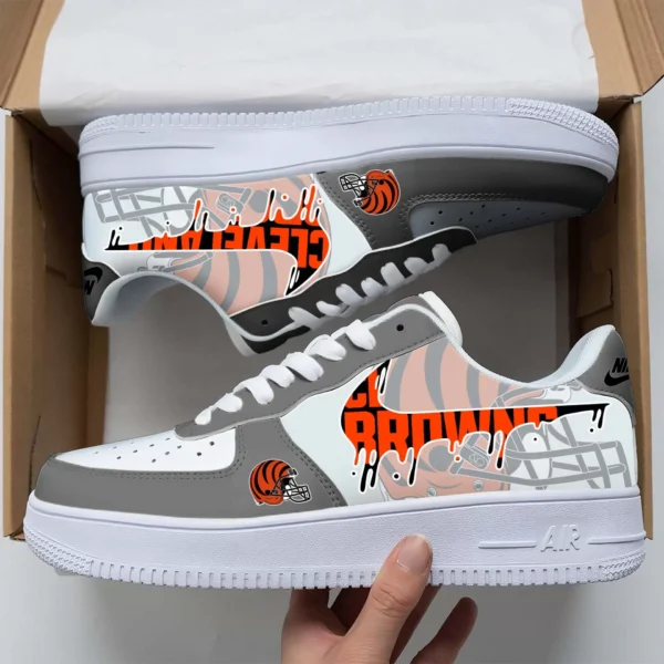 Tubopro Cleveland Browns Air Low-Top Sneakers Shoes For Men And Women - Image 2
