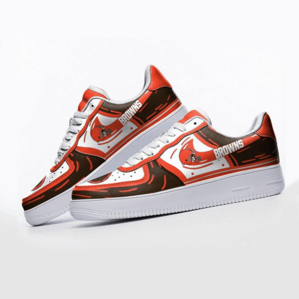Tubopro Cleveland Browns Air Low-Top Sneakers Shoes For Men And Women - Image 2