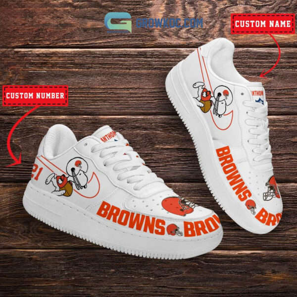Tubopro Cleveland Browns Air Low-Top Sneakers Shoes For Men And Women - Image 3