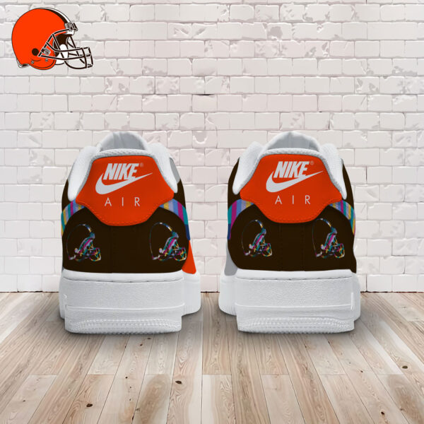 Tubopro Cleveland Browns Air Low-Top Sneakers Shoes For Men And Women - Image 2